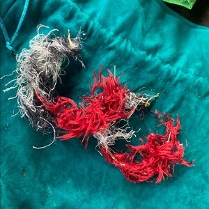 Stylish Red and Gray Women's Accessory